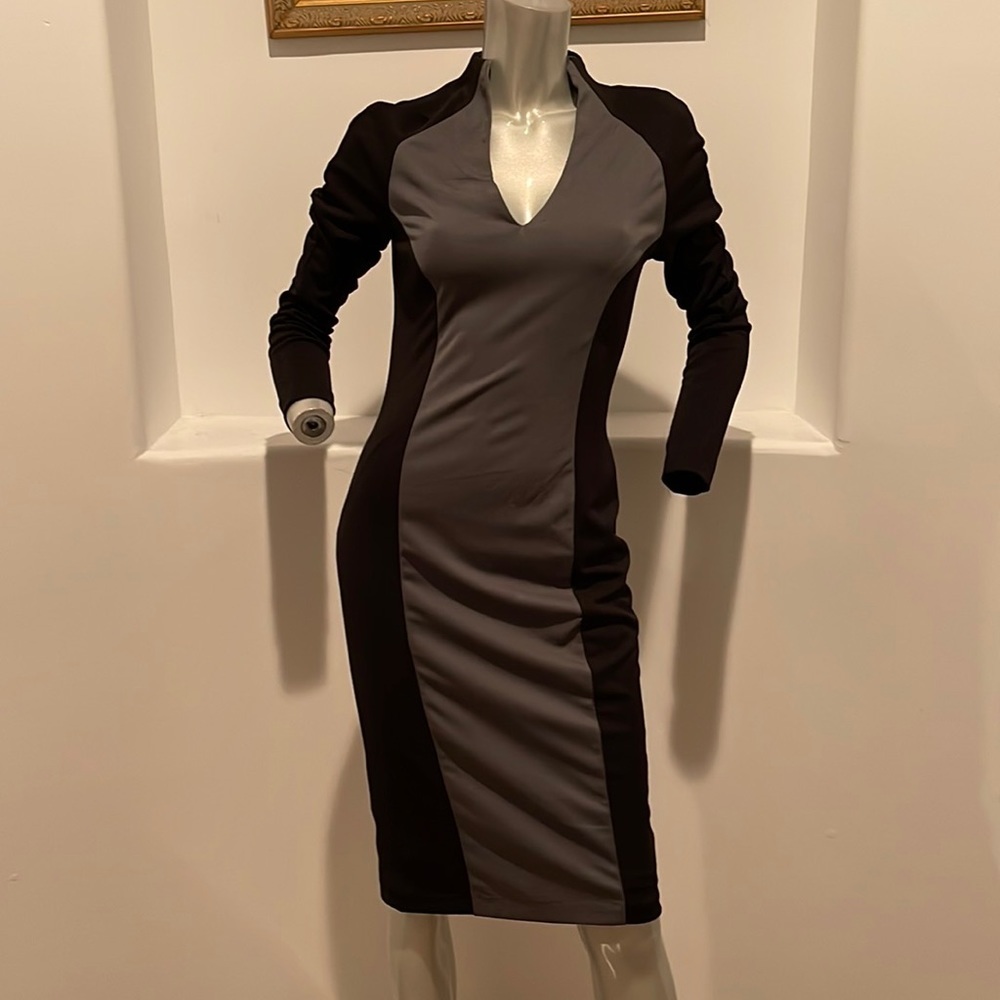 Alexia Admor Body Con Dress color block size S, worn once